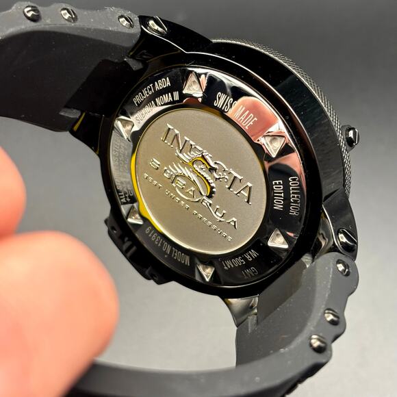 Invicta SubAqua NOMA III 13919 Mens Collector Edition GMT 500M Swiss Made NIBWT - Picture 14 of 17